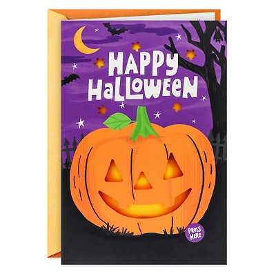 Laughs and Thrills Musical Halloween Card with Light for only USD 8.99 | Hallmark