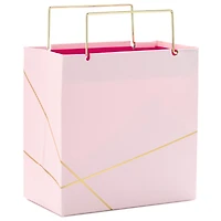 Light Pink With Gold Small Square Gift Bag, 5.5" for only USD 4.99 | Hallmark