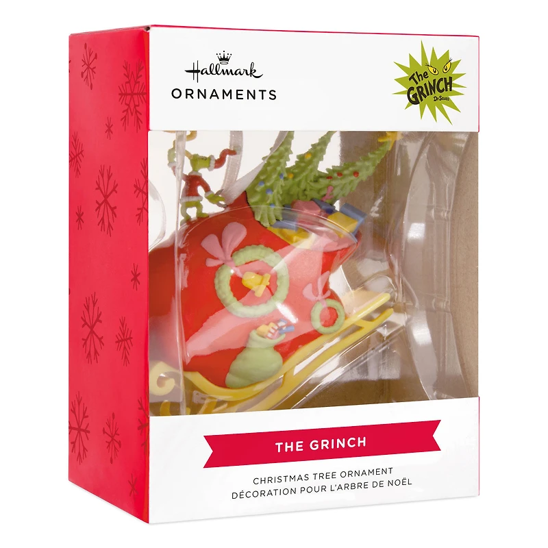 Dr. Seuss's How the Grinch Stole Christmas!™ Grinch on Sleigh Hallmark Ornament for only USD 11.49 | Hallmark