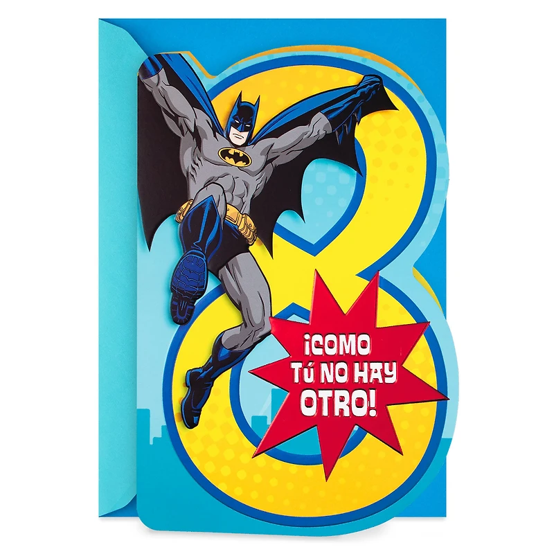 DC Comics™ Batman™ Spanish-Language 8th Birthday Card With Stickers for only USD 4.99 | Hallmark