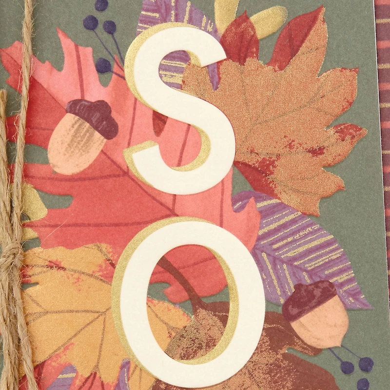 So Grateful for You Thanksgiving Card for Son for only USD 3.99 | Hallmark