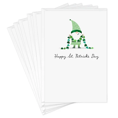 Gnome and Shamrock Garland St. Patrick's Day Cards, Pack of 6 for only USD 6.99 | Hallmark