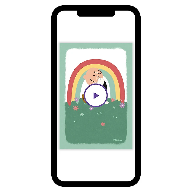 Peanuts® Snoopy Rainbow Custom Card for only USD 4.99 | Hallmark