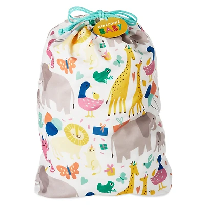 28" Welcome Baby Large Fabric Gift Bag With Tag for only USD 14.99 | Hallmark