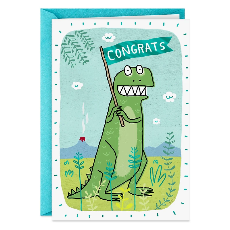 T-Rrific Dinosaur Funny Congratulations Card for only USD 4.49 | Hallmark