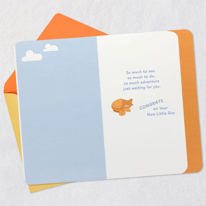 So Much Adventure Waiting for You New Baby Card for Boy for only USD 6.59 | Hallmark