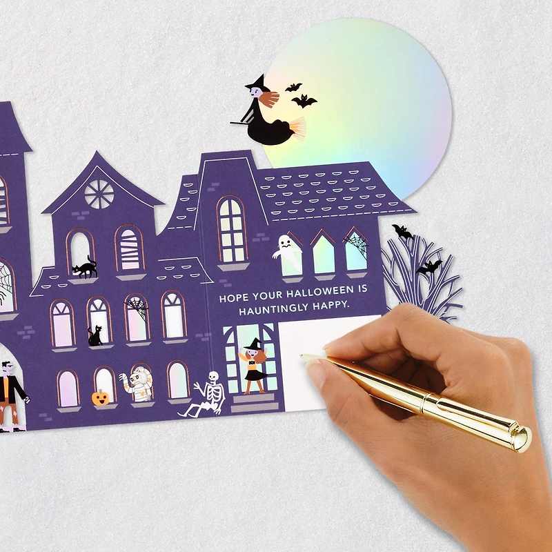 Fold-Out Haunted House Halloween Card for only USD 8.99 | Hallmark