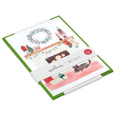 Warm and Cozy Fireplace Packaged Christmas Cards, Set of 5 for only USD 5.00 | Hallmark