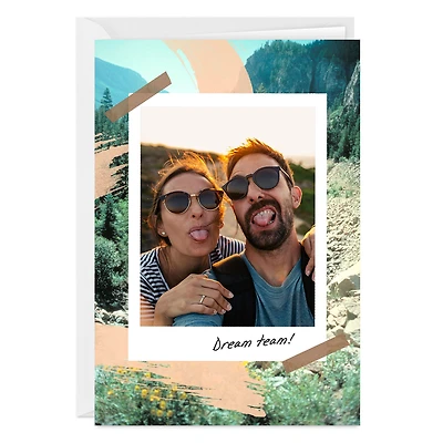 Mountain Scene Instant-Photo Frame Blank Custom Card for only USD 4.99 | Hallmark