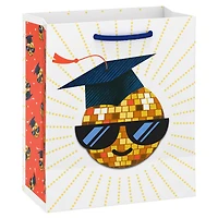 6.5" Smiling Gold Disco Ball Sun Small Graduation Gift Bag for only USD 2.79 | Hallmark