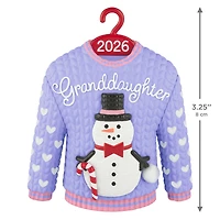 Granddaughter Snowman Sweater 2026 Ornament for only USD 18.99 | Hallmark