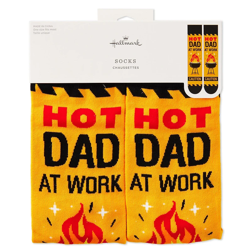 Hot Dad at Work Novelty Crew Socks for only USD 12.99 | Hallmark