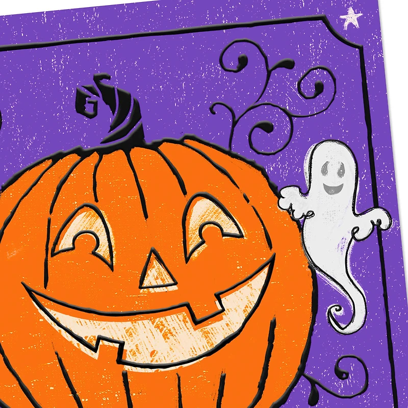 Trick or Treat Jack-o'-Lantern and Ghosts Halloween Card for only USD 0.99 | Hallmark