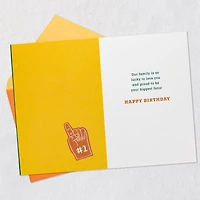 Biggest Fans Pennant Flags Birthday Card for Son for only USD 9.59 | Hallmark