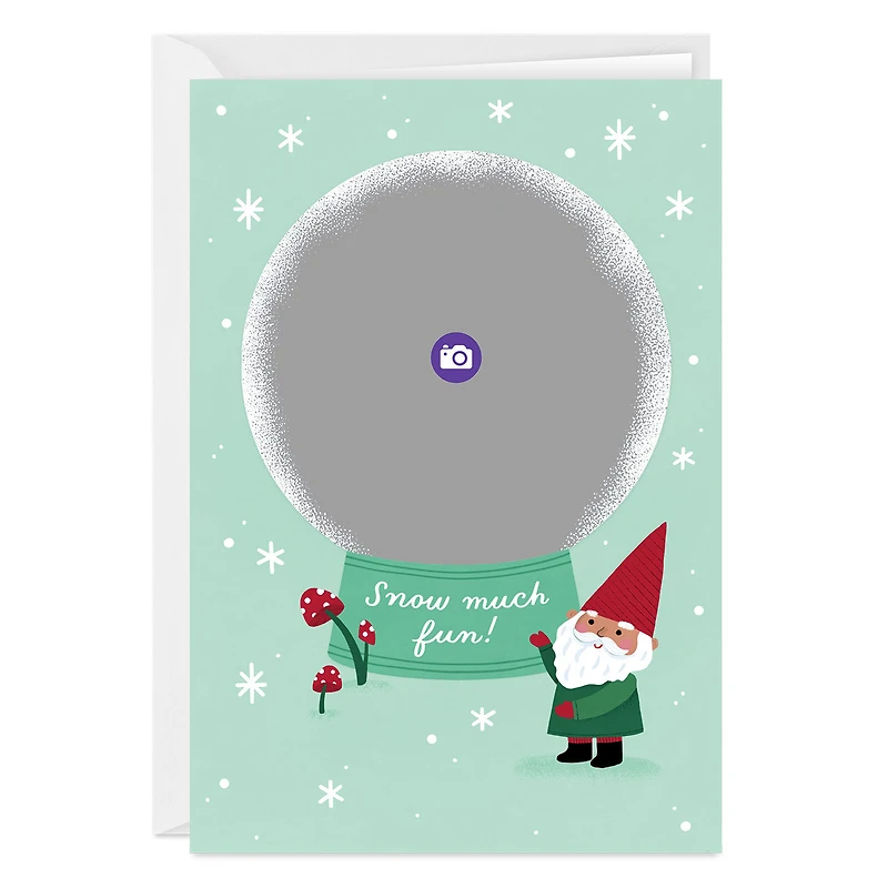 Snow Much Fun Snow Globe Custom Holiday Card for only USD 4.99 | Hallmark