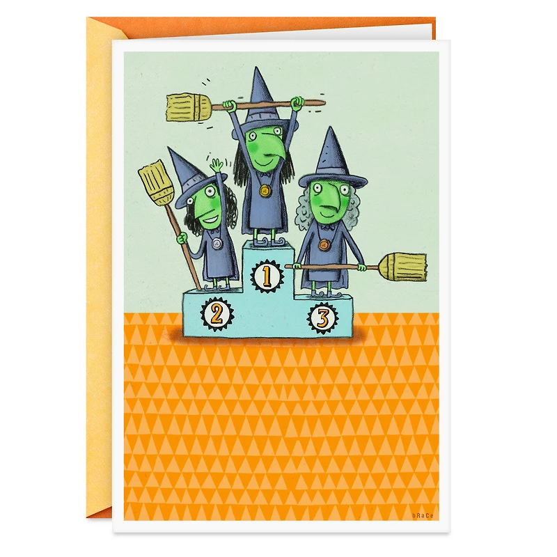 Witches Making the Podium Funny Halloween Card for only USD 3.69 | Hallmark