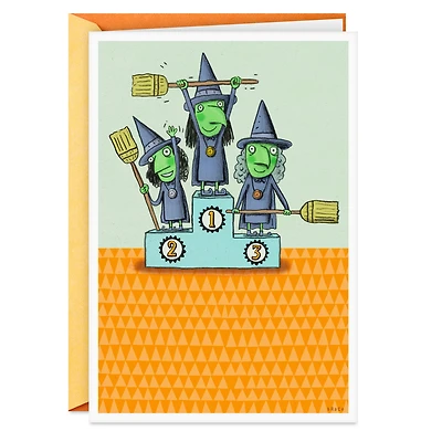 Witches Making the Podium Funny Halloween Card for only USD 3.69 | Hallmark