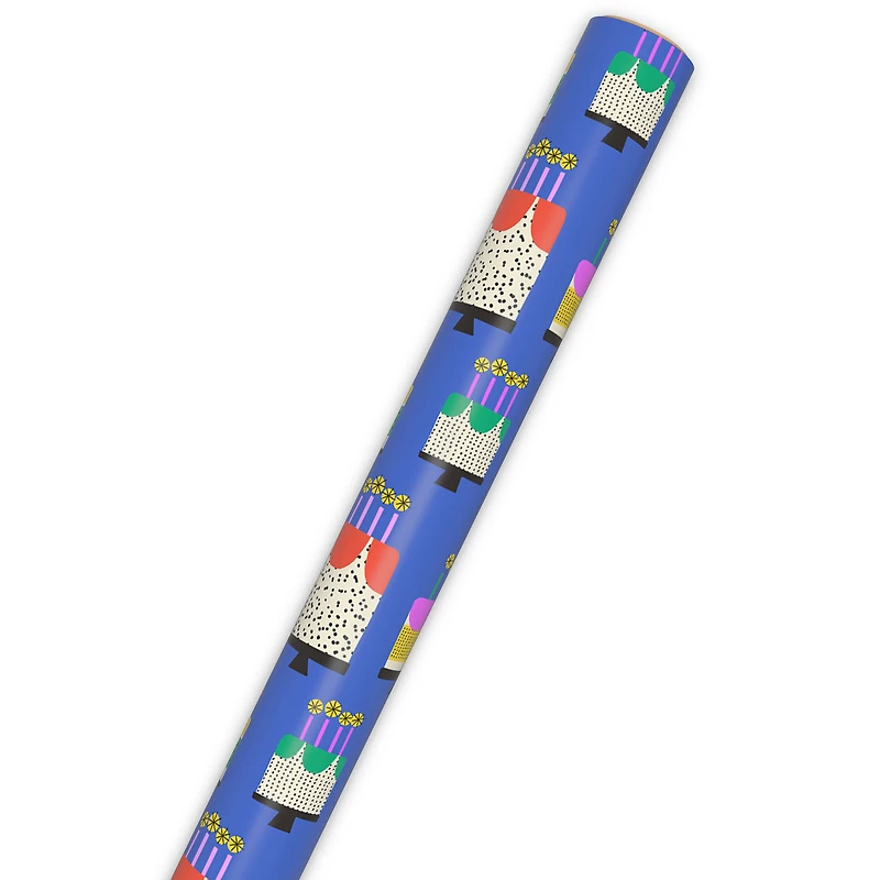 Vanilla-Scented Birthday Cakes Wrapping Paper Roll, 15 sq. ft. for only USD 5.99 | Hallmark