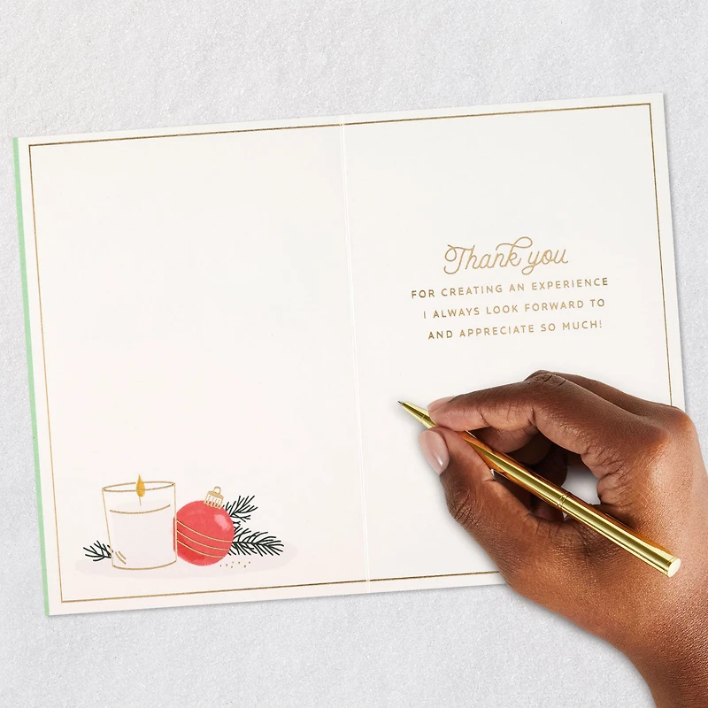 A Relaxing Time-Out Christmas Card for Spa Technician for only USD 5.59 | Hallmark