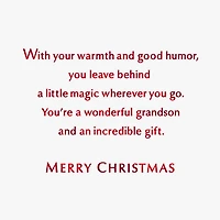 You're a Wonderful Grandson Christmas Card for only USD 5.59 | Hallmark