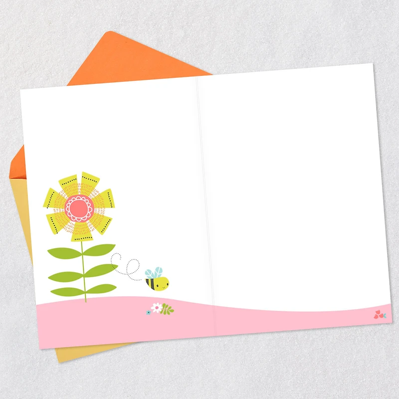 Flowers and Bee Blank Card for only USD 3.99 | Hallmark