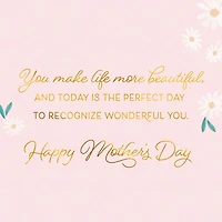 You Make Life More Beautiful Mother's Day Card for Daughter for only USD 5.99 | Hallmark