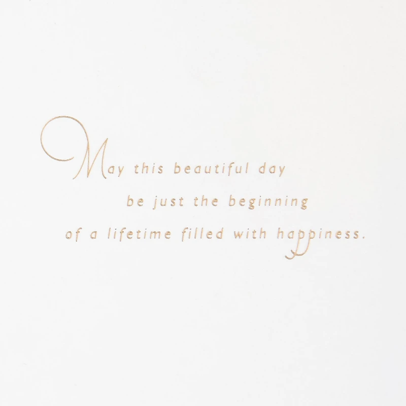 A Lifetime of Happiness Wedding Card for only USD 8.59 | Hallmark