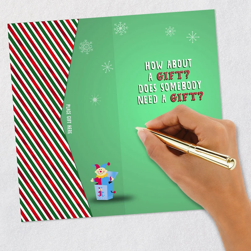 Elf Need a Gift? Funny Money Holder Christmas Card for only USD 2.99 | Hallmark