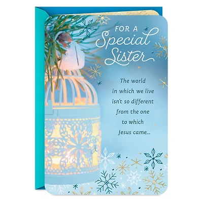 Thank You for the Love You Share Religious Christmas Card for Sister for only USD 3.99 | Hallmark