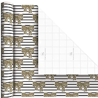Hearts, Dots and Bows 3-Pack Wrapping Paper Mini Roll Bundle, 60 sq. ft. total for only USD 9.99 | Hallmark