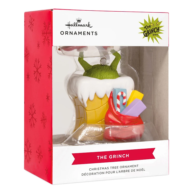 Dr. Seuss's How the Grinch Stole Christmas!™ Grinch in Chimney Hallmark Ornament for only USD 11.49 | Hallmark