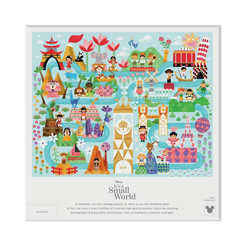 Disney It's a Small World Map 1000-Piece Jigsaw Puzzle for only USD 24.99 | Hallmark
