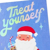 Treat Yourself Santa Claus Money Holder Christmas Card for only USD 4.59 | Hallmark