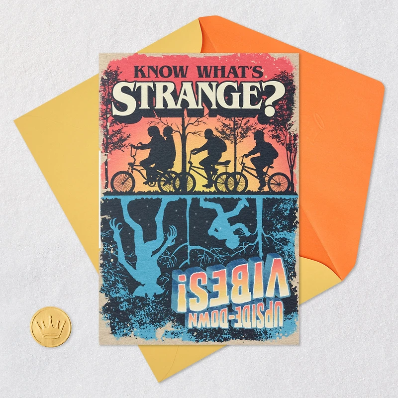 Netflix Stranger Things Upside-Down Vibes Birthday Card for only USD 5.99 | Hallmark