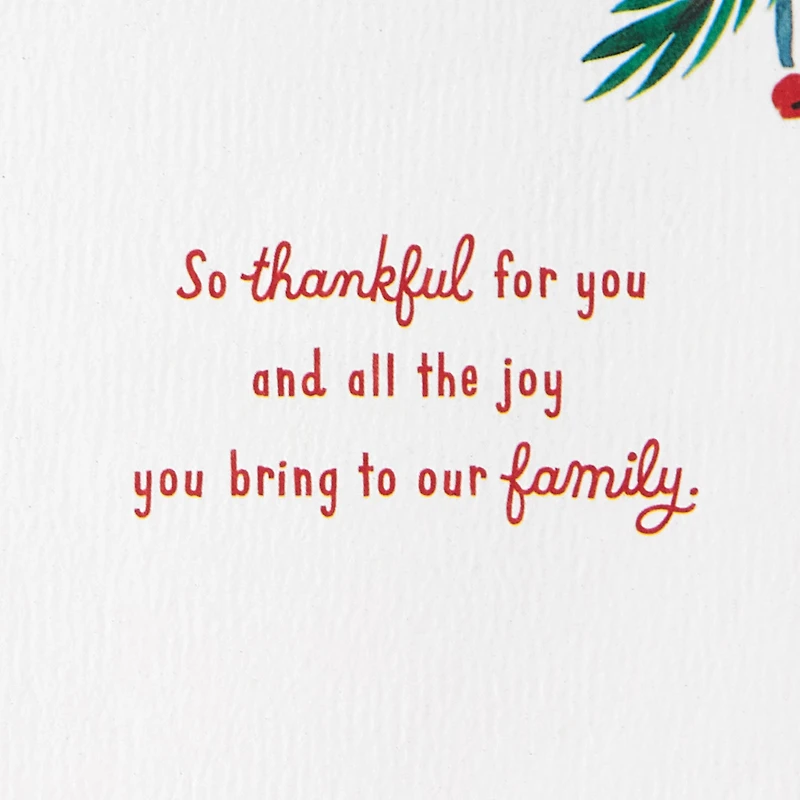 A Time for Counting Blessings Christmas Card for Son and Daughter-in-Law for only USD 5.59 | Hallmark