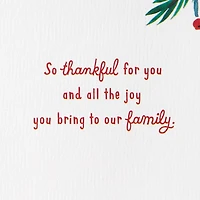 A Time for Counting Blessings Christmas Card for Son and Daughter-in-Law for only USD 5.59 | Hallmark