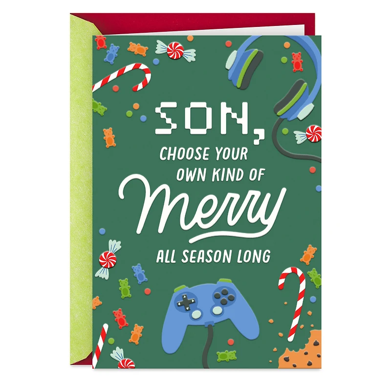 Choose Your Own Kind of Merry Christmas Card for Son for only USD 3.59 | Hallmark