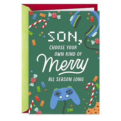 Choose Your Own Kind of Merry Christmas Card for Son for only USD 3.59 | Hallmark