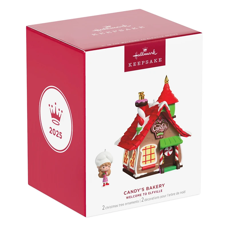 Welcome to Elfville Candy's Bakery Ornaments, Set of 2 for only USD 44.99 | Hallmark