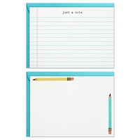 School Fun Flat Note Cards in Caddy, Box of 40 for only USD 10.99 | Hallmark