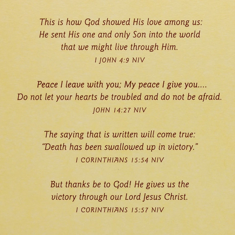 Promises of Comfort and Hope Religious Sympathy Card for only USD 6.99 | Hallmark