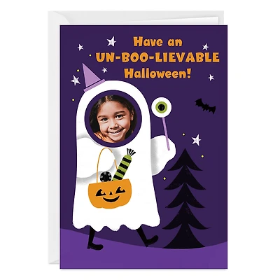 Fun Ghost Photo Hole Custom Halloween Card for only USD 4.99 | Hallmark