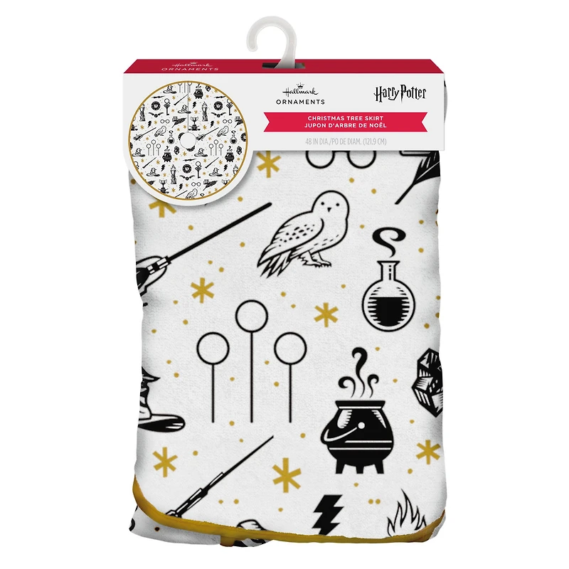 Harry Potter™ Fabric Hallmark Tree Skirt, 48" for only USD 22.99 | Hallmark