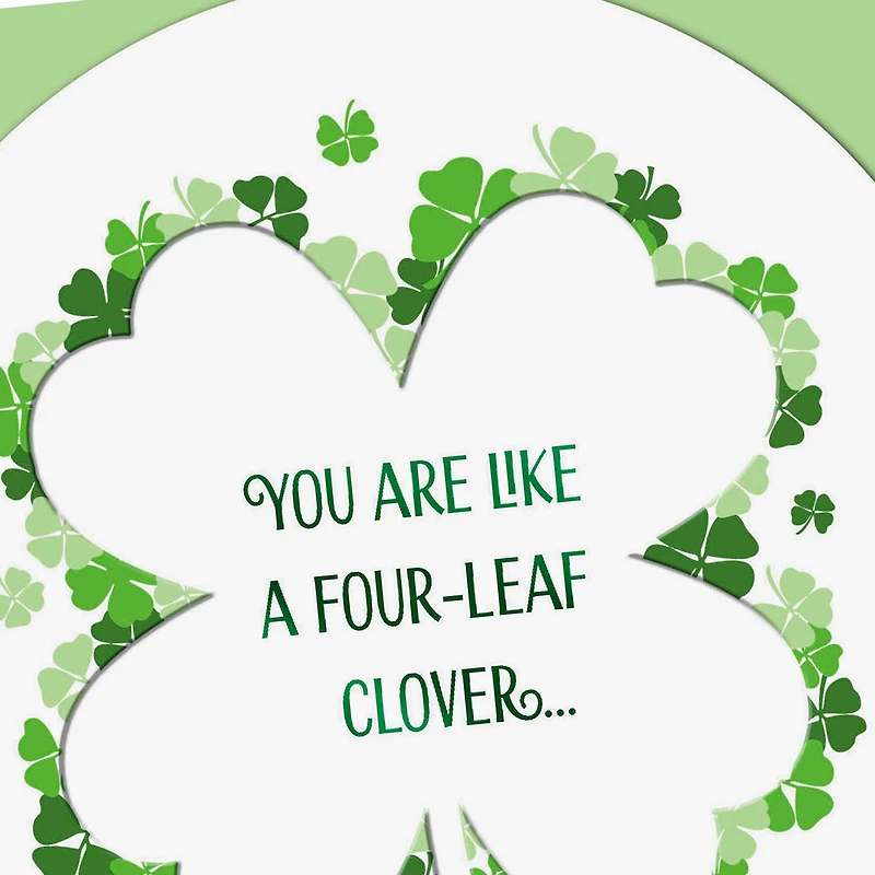 A Four-Leaf Clover St. Patrick's Day Card for only USD 3.99 | Hallmark
