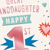 So Much Cuteness and Fun 1st Birthday Card for Great-Granddaughter for only USD 2.99 | Hallmark