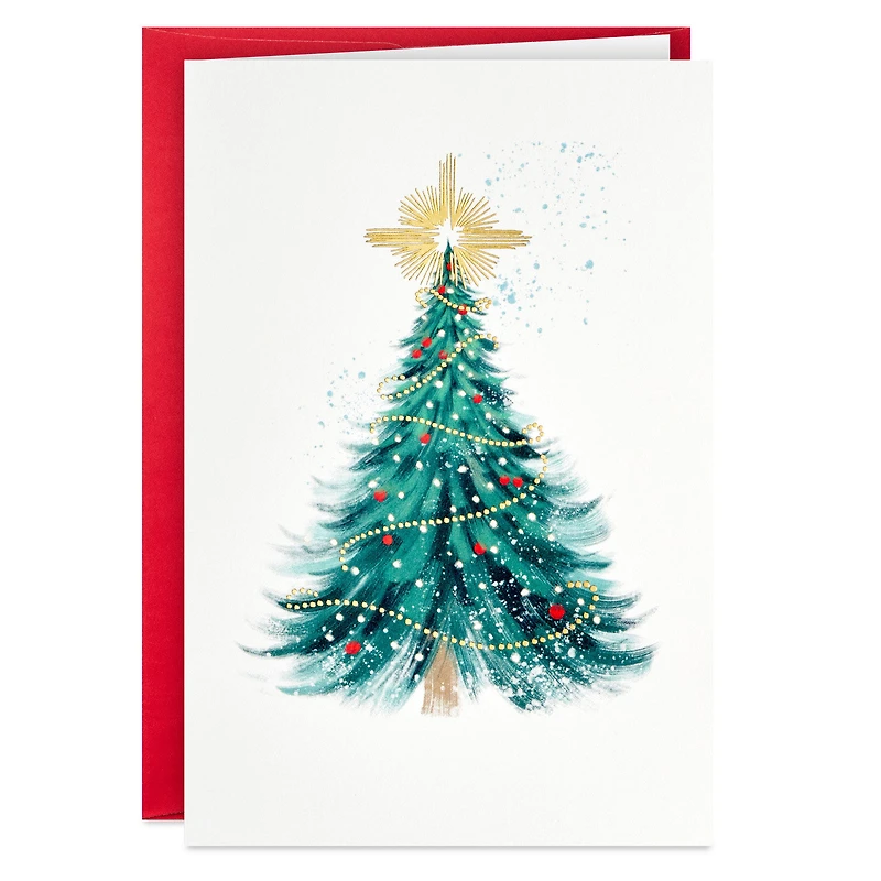 Elegant Evergreen With Star Packaged Christmas Cards, Set of 5 for only USD 5.00 | Hallmark
