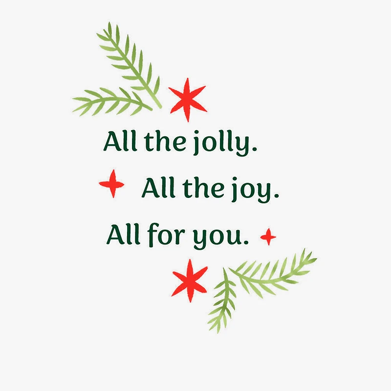 Jolly and Joy Gift Card Greeting Christmas Card for only USD 4.99 | Hallmark