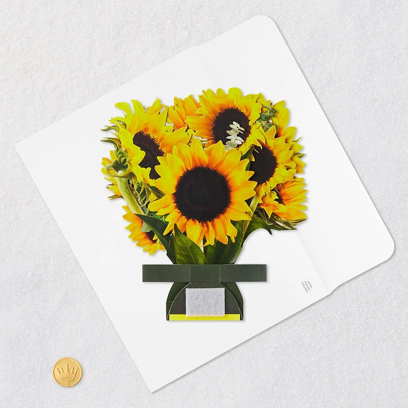 Build-a-Bouquet Sunflowers Pop-Up Paper Flowers for only USD 9.99 | Hallmark