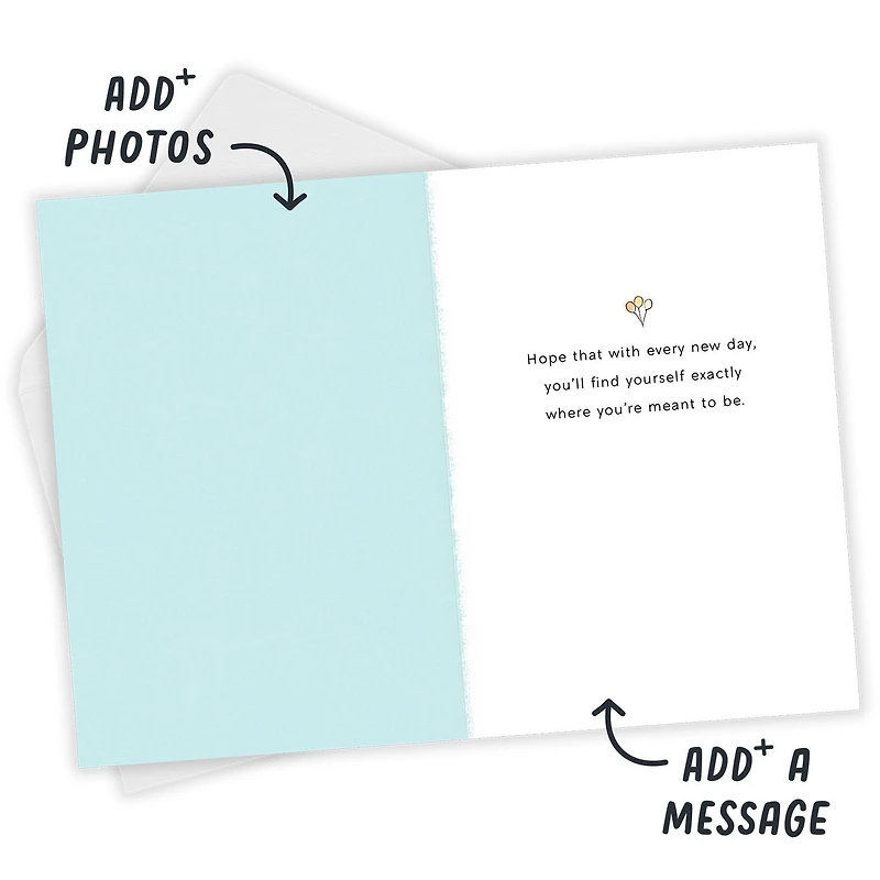 Follow Your Heart Paris Vibe Custom Encouragement Card for only USD 4.99 | Hallmark