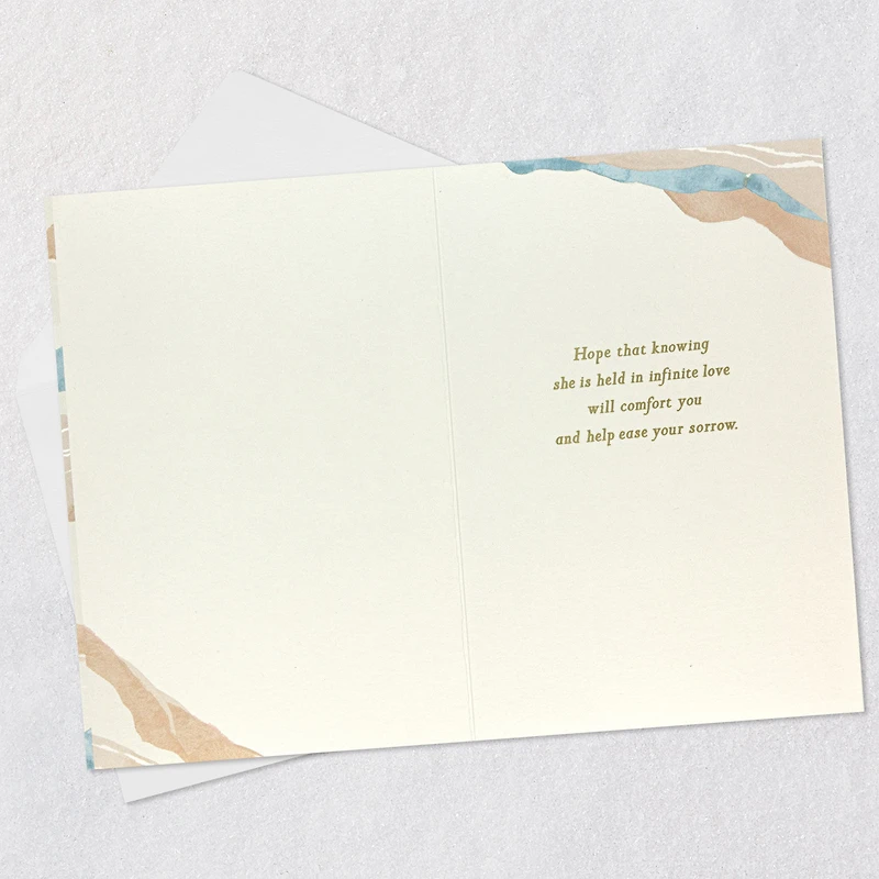 She Is Held in Infinite Love Sympathy Card for Loss of Wife for only USD 4.99 | Hallmark